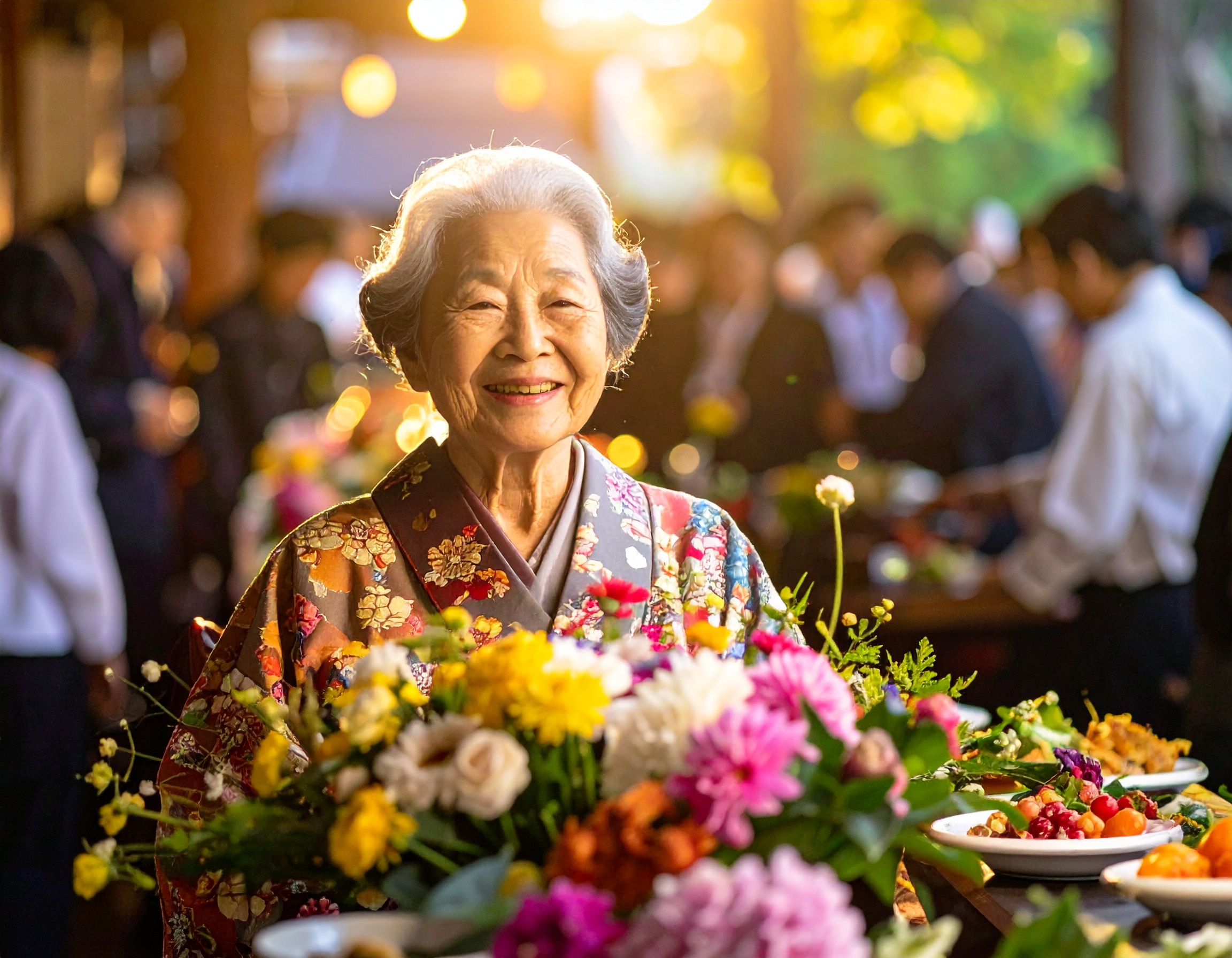 釣り好き故人の追悼に。大漁旗と海で彩るスライドショー